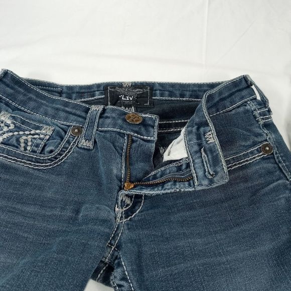 Big Star Liv style women's 27R vintage mid rise stretch bootcut jean 5 pocket - Picture 10 of 16